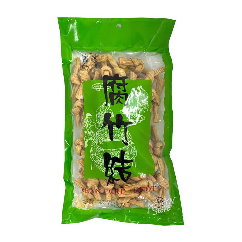 【常温便】双龍乾燥結び湯葉/双龍腐竹結 300g【6939783920172】