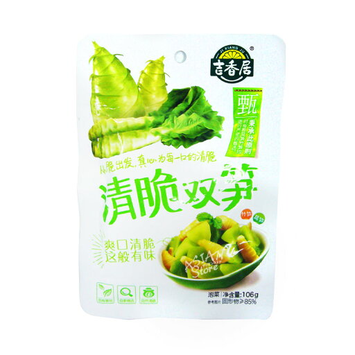 【常温便】吉香居ステムレタスと竹の子/吉香居清脆双筍106g【6926896705277】 【常温便】吉香居ステムレタスと竹の子/吉香居清脆双筍106g【6926896705277】