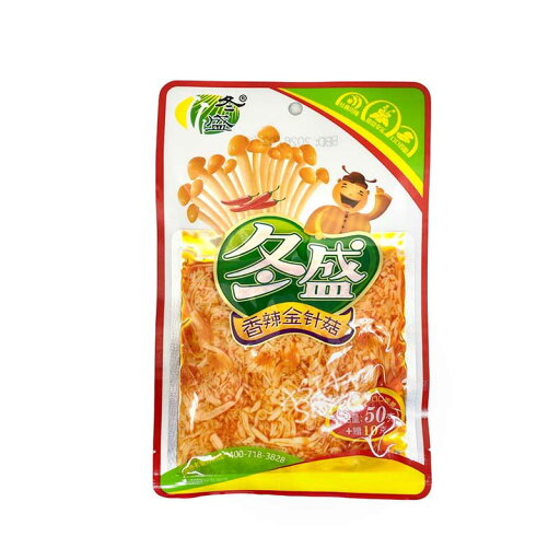 【常温便】辛口エノキタケ/冬盛 金針茹香辣味 50g(袋)【6950905100012】【異なる配送便の商品の同時購入不可】 【常温便】辛口エノキタケ/冬盛 金針茹香辣味 50g(袋)【6950905100012】【異なる配送便の商品の同時購入不可】