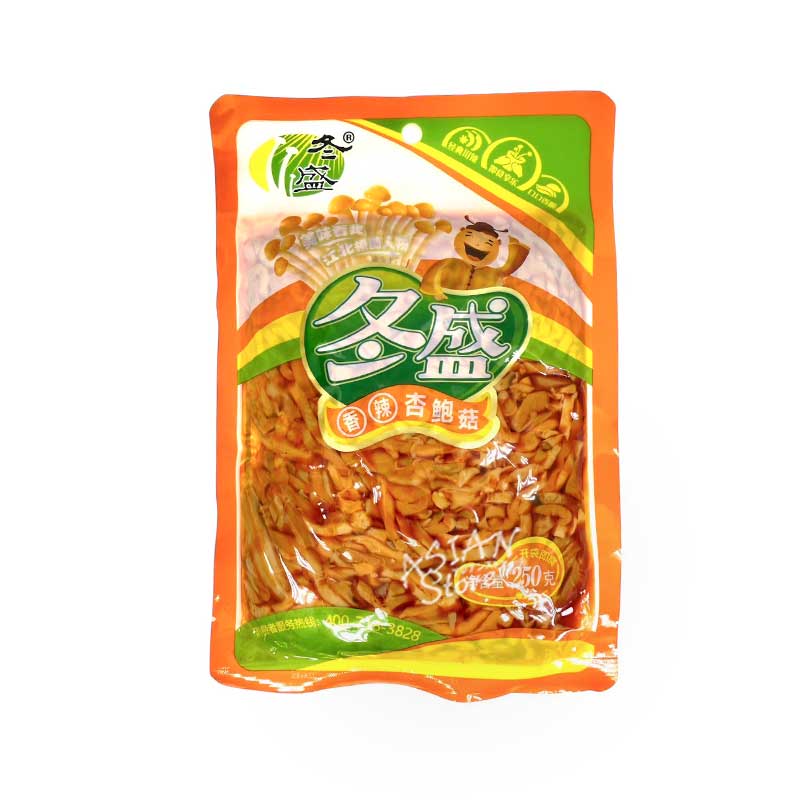 Rakuten - 【常温便】辛口エリンギ／冬盛 香辣杏鮑茹 250g（袋）【6950905110349】【異なる配送便の商品の同時購入不可】