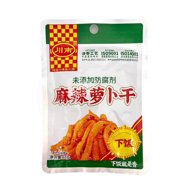 Rakuten - 【常温便】川南 辛口ダイコン／川南 麻辣羅卜干 63g【6915993301734】【異なる配送便の商品の同時購入不可】