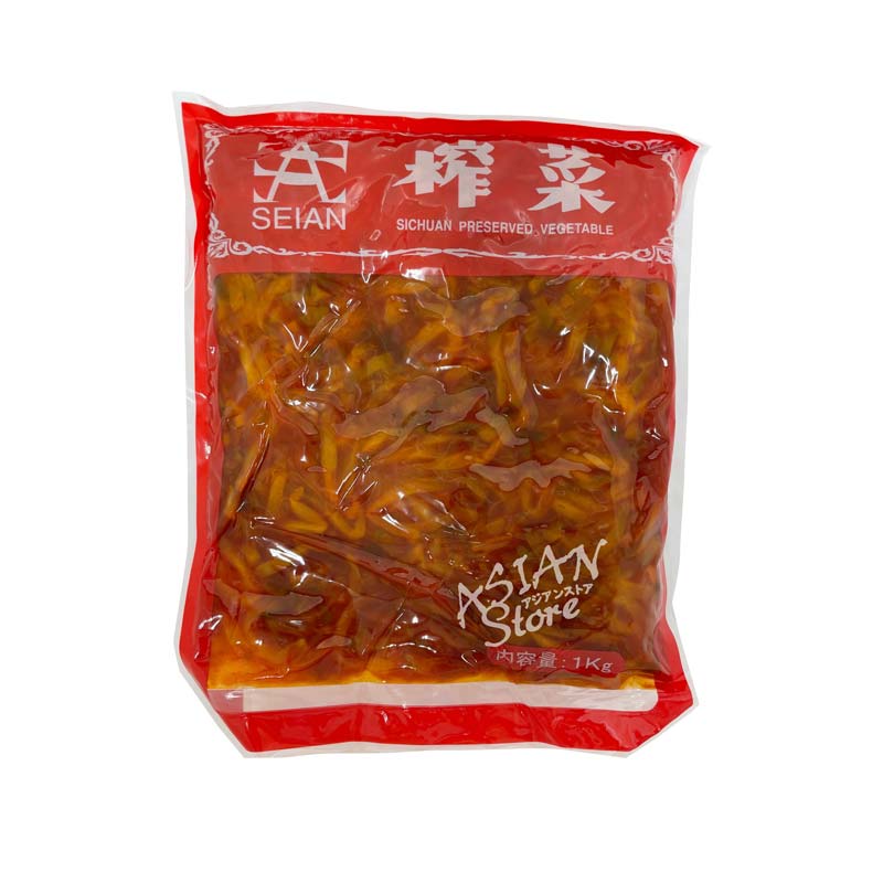 【常温便】業務用ザーサイ(ストリップ)1000g/業務用搾菜糸1kg【6909113000119】