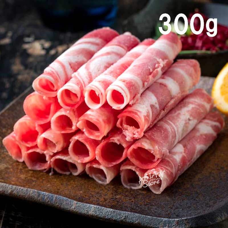 【冷凍便】ラム肉スライス／小肥羊巻　羊肉巻300g【105】