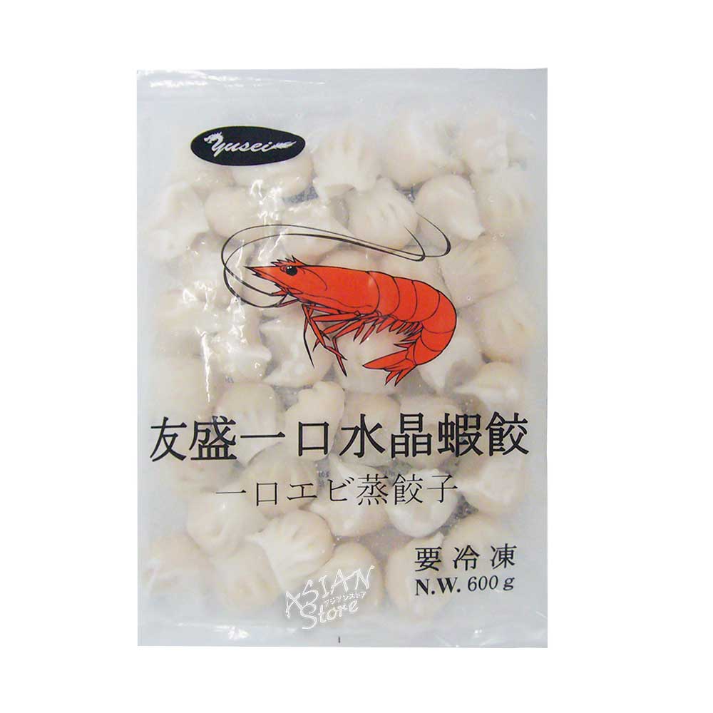 【冷凍便】一口エビ蒸し餃子/友盛一口水晶蝦餃600g（40個）【4528462305519】【常温便と同時購入できません】