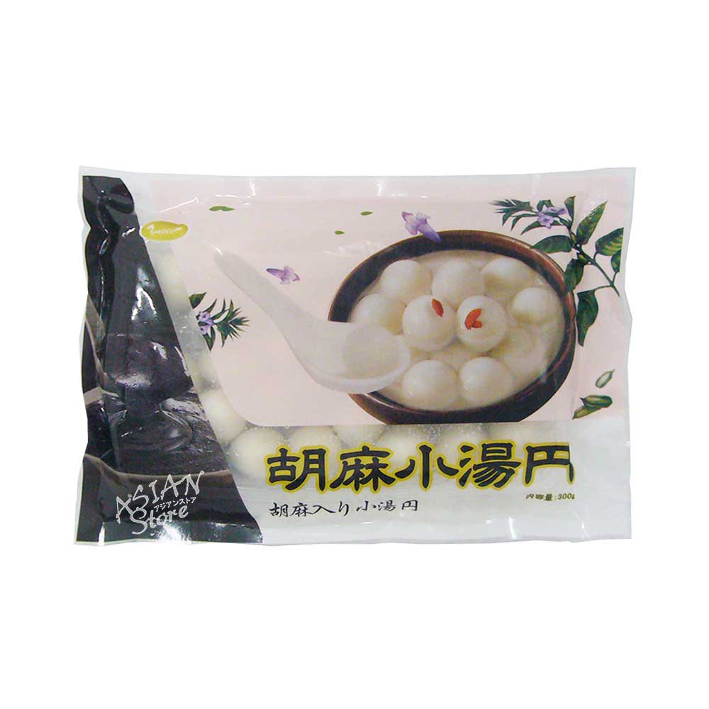 【冷凍便】ごま入りタンエン（小）／胡麻小湯円300g（約30個入り）【4528462304451】