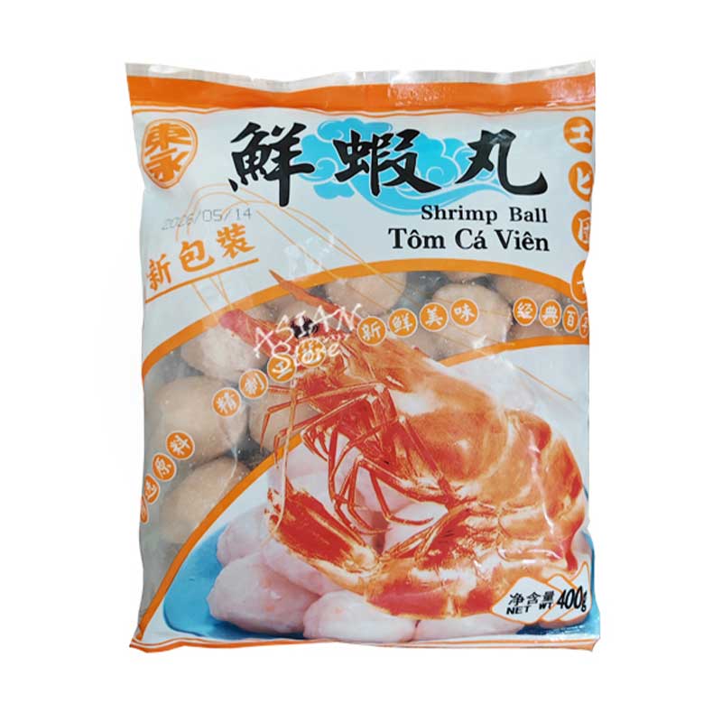 【冷凍便】TOEIエビ団子/東永福州鮮蝦丸400g【6917433300055】