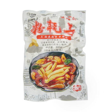 【冷凍便】王牌食品国産空心粉（粉耗子）500g 【4580040490055】ブンモジャ プンモジャ 餅春雨 トッポギ 中国タンミョン 中国風春雨 韓国ユーチューバー