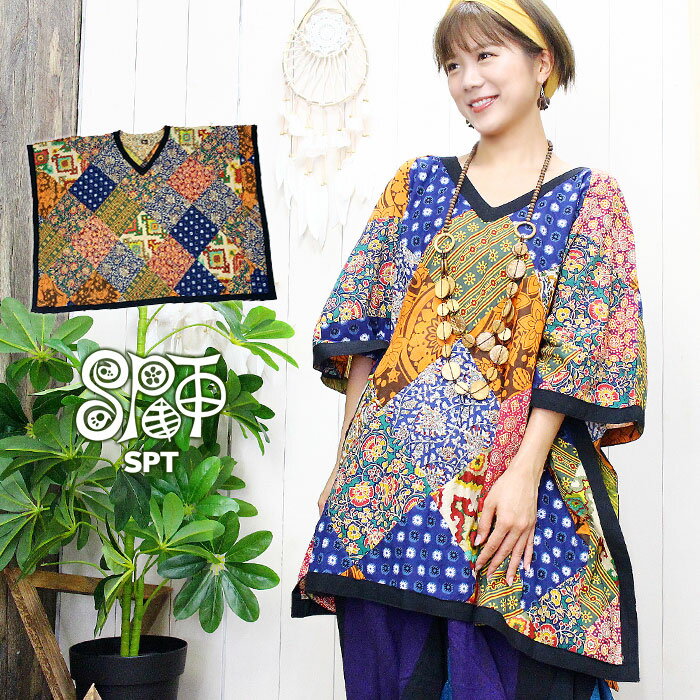 ˥å ȥåץ Vͥå ǥ SPTۥʥѥå ݥȥåץ ղ  եå ˥å եå ˥å ä ȥåץ ǥ  ǥ ethnic tunic ladies