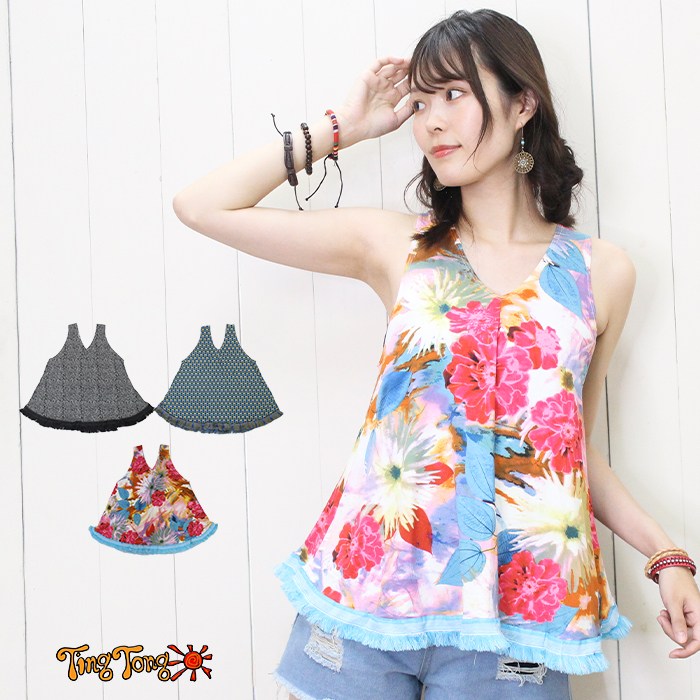 pelleq フリンジ トップス ノースリーブ pelleq フリンジ トップス ノースリーブ タンクトップ