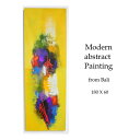【法人様専用 在庫処分セール アウトレット】 アジアン 絵画 抽象画 アブストラック <60cm×180cm> PIC-0085-【8】 アジアンアート バリ絵...