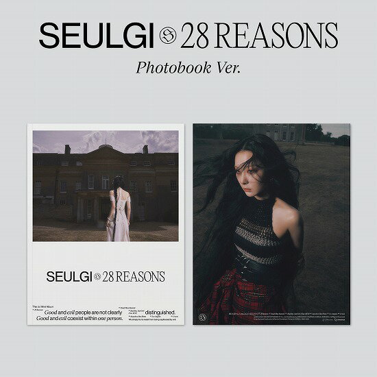 1ST MINI ALBUM_ 28 Reasons Photo Book Ver. SEULGI red velvet レッドベルベット redvelvet アルバム cd カン・スルギ スルギ PhotoBook
