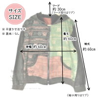【送料無料】エスニックアウターパーカーファッションフードオーバーサイズジップアップパーカービックシルエットフーディーエスニックタイ文字プリントが特徴のアジアンパーカー