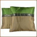 クッションカバー 40×40 クッションカバー 2枚セット販売 タイシルク クッションカバー 40cm×40cm 布装飾 インテリアファブリック インテリア 雑貨 シンプル ソファー クッション