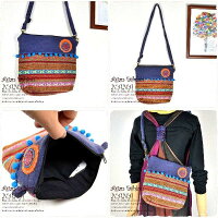 【50%★OFF】【SALE】【セール】エスニックバッグかばん鞄民族衣装ショルダーバッグジャガードボディーバッグショルダーバッグゲリ柄斜めがけ軽くて丈夫アジアン雑貨男女兼用ペアバッグ
