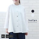 【30%OFF】レースブラウス レディース 羽織り 夏 春 白 黒 綿 50代 60代 70代 長袖 コットン ゆったり ML LL 大きいサイズ ミセス ファッション 服 indigo インディゴ プレゼント ギフト