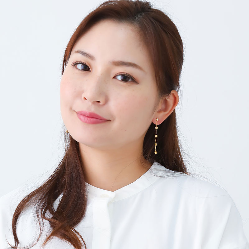 揺れるピアス CZ ロングチェーン K18GP シルバー925 金属アレルギー対応 レディース かわいい アクセサリー ジュエリー ホワイトデー お返し プレゼント ギフト