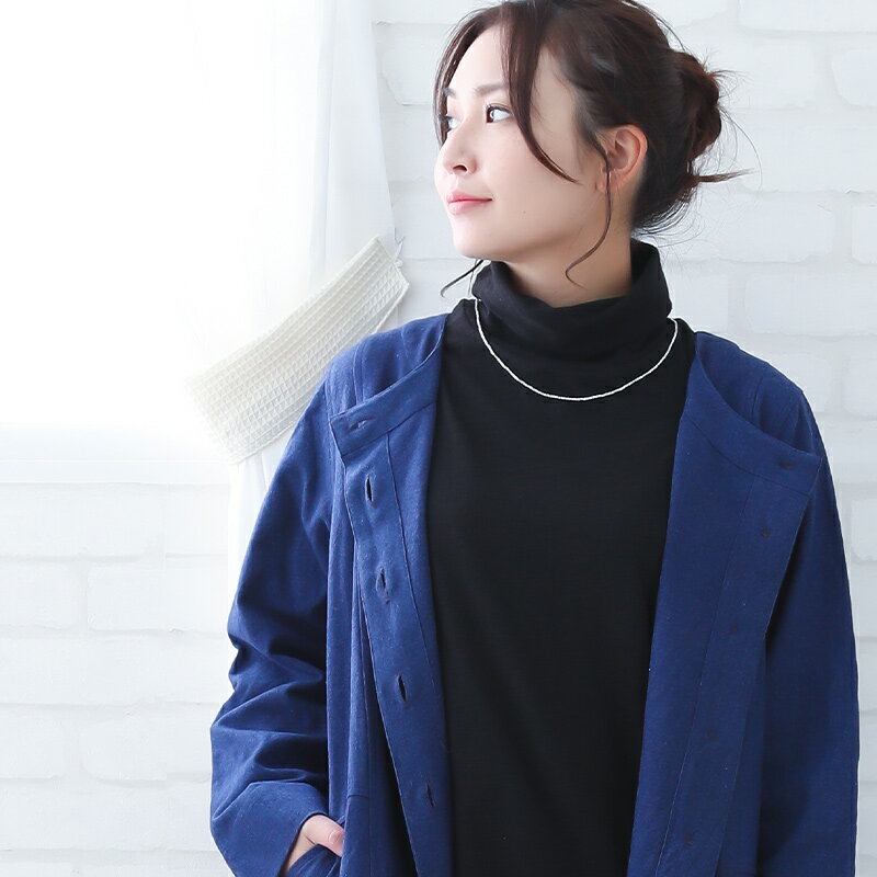 ネックレス カレンシルバー ビーズ シルバー925 レディース メンズ シンプル シルバーネックレス ハンドメイド タイ 山岳民族 50cm 小粒 アクセサリー 金属アレルギー対応 ギフト プレゼント 送料無料 ansil アンシル