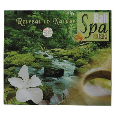 バリ島音楽CD Retreat to Nature Balinese Spa Music バリ島音楽CD アジアン雑貨 バリ雑貨 バリ島音楽CD 民族音楽 癒し系　ヒーリングミュージック エステサロンBGM【メール便】260111 1