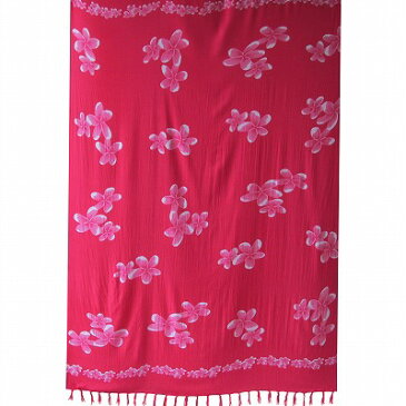 パレオ マルチファブリックプルメリア サロン119 ピンク-ピンク 【メール便】