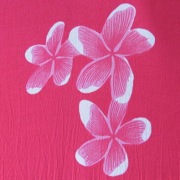 パレオ マルチファブリックプルメリア サロン119 ピンク-ピンク 【メール便】