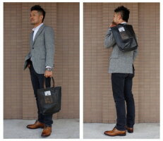 レザートートバッグ本牛革ブラック