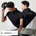 BANDEL SWITCH S/S POLO SHIRTS MENS MIX ポロシャツ ゴルフウェア メンズ UVカット カノコ素材 速乾