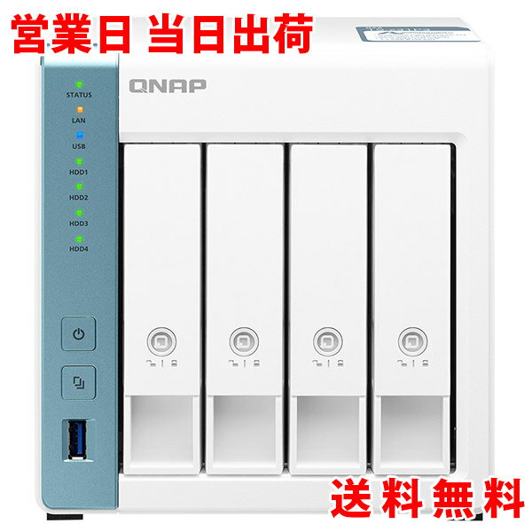 QNAP/キューナップ TS-431P3 単体モデル メモリ 4GB HDD-LESS NAS 2年保証 ギフト プレゼント 父の日