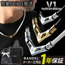 バンデル ヘルスケア V1 Healthcare Necklace V1 BANDEL ブイワン 磁気ネックレス 肩コリ 血行改善 ネックレス 磁気 チタン