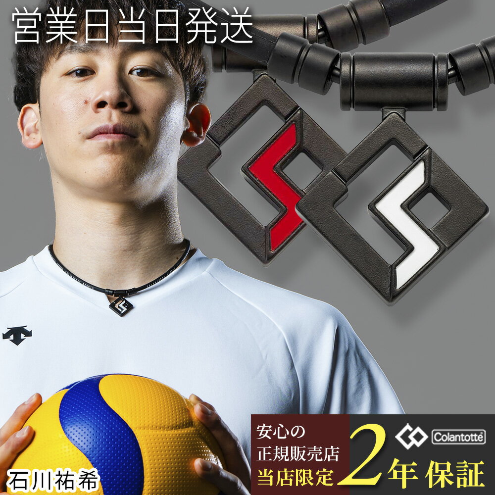 コラントッテ SPORTS PRO マグチタンネックレス SG160 磁気 植物 繊維 colantotte 肩コリ 血行改善 石川祐希 スポーツ プロ 正規品 チタン 肩こり 解消グッズ メンズ レディース おしゃれ ギフト プレゼントのサムネイル