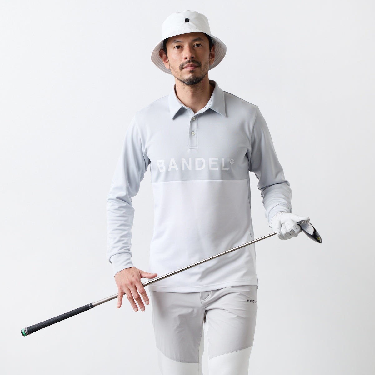 BANDEL バンデル ゴルフ ウェア 長袖 ポロシャツ CHEST SWITCH L/S POLO SHIRTS
