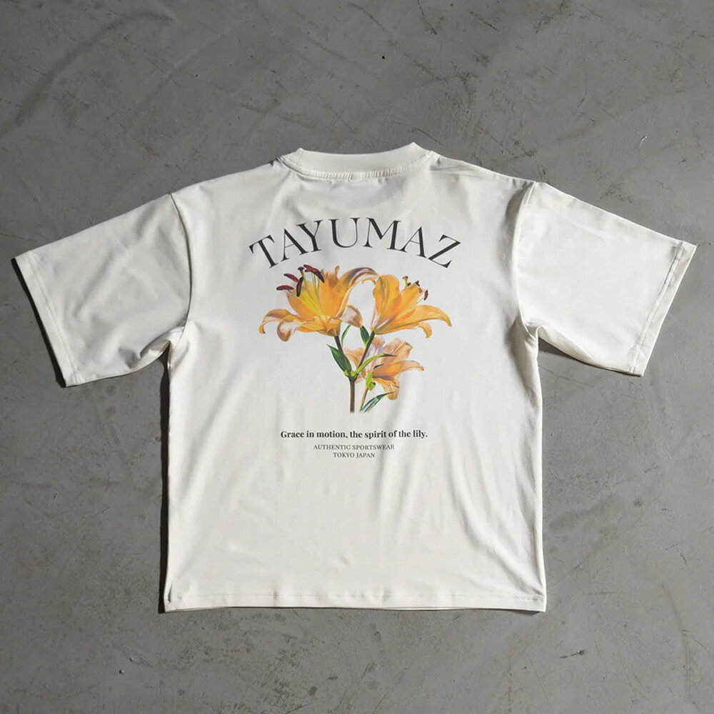 リヨセル グラフィック Tシャツ リリー・ブルーム TAYUMAZ