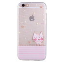 【ワケあり特価品】【iPhone6s / iPhone6 ケース】★ピンクキャット★ ☆猫 ネコ ハート ソフトタイプ ソフトケース TPUセミクリアケース 半透明