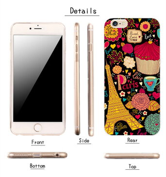 【iPhone6s / iPhone6 ケース】★フラワーワゴン★ ☆花柄 花車 はなぐるま ソフトタイプ ソフトケース TPUケース☆【10P18Jun16】