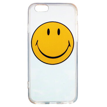 【iPhone6s Plus / iPhone6 Plus ケース】★Smiley face★ソフトTPUクリアケース☆ソフトケース ソフトタイプ☆スマイリー ニコちゃんマーク ニコニコマーク スマイルマーク【10P18Jun16】