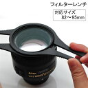【82mm - 95mm】レンズフィルター 用 取り外しレンチ 2個セット 口径 82mm 86mm 95mm などに対応 レンズフィルターレンチ フィルターレ...