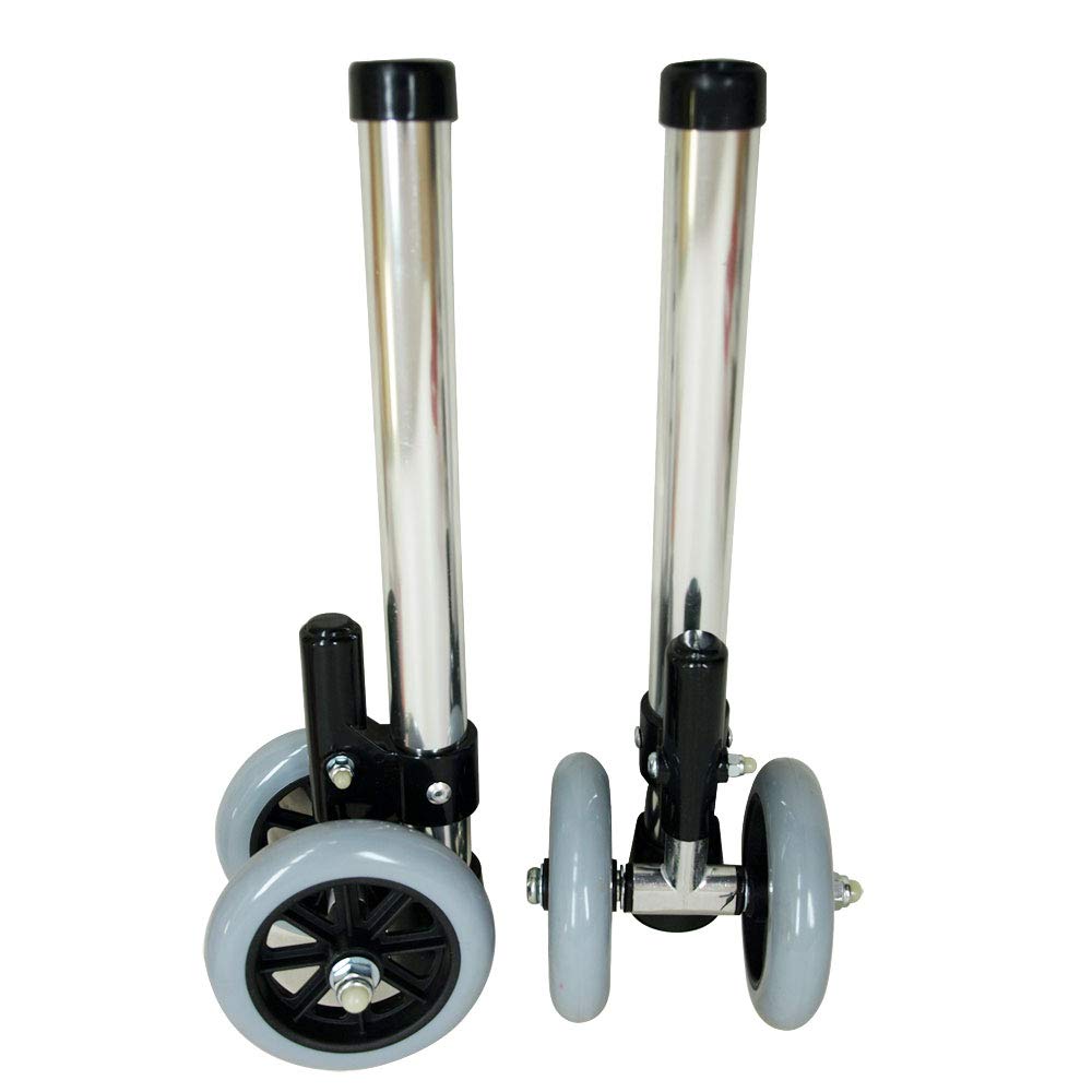 楽々健 ダンパー付キャスター 歩行器 後部用 【送料無料】