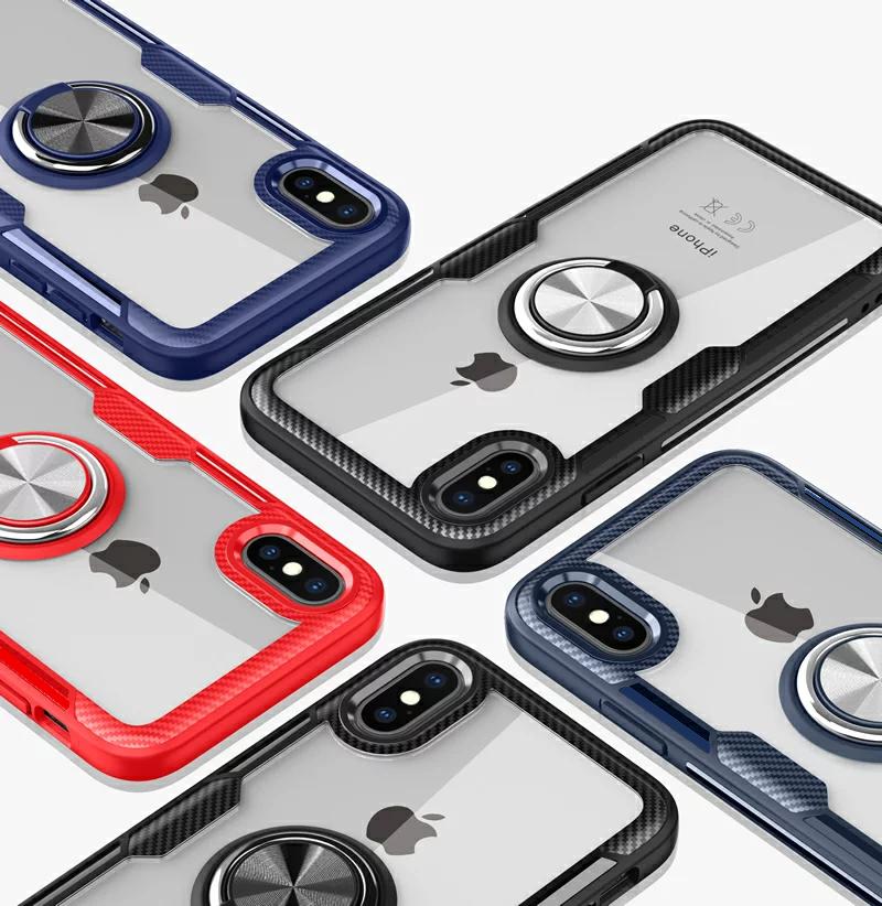 Iphone8 ケース リング 透明の通販 価格比較 Tira