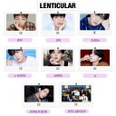 BTS 防弾少年団 JIMIN V RM SUGA J-HOPE JUNG KOOK JIN レンチキュラー Lenticula K-POP 公式 3D 立体 ARMY ご褒美 癒し ギフト オフィシャル ファングッズ 韓流 BTS GROUP