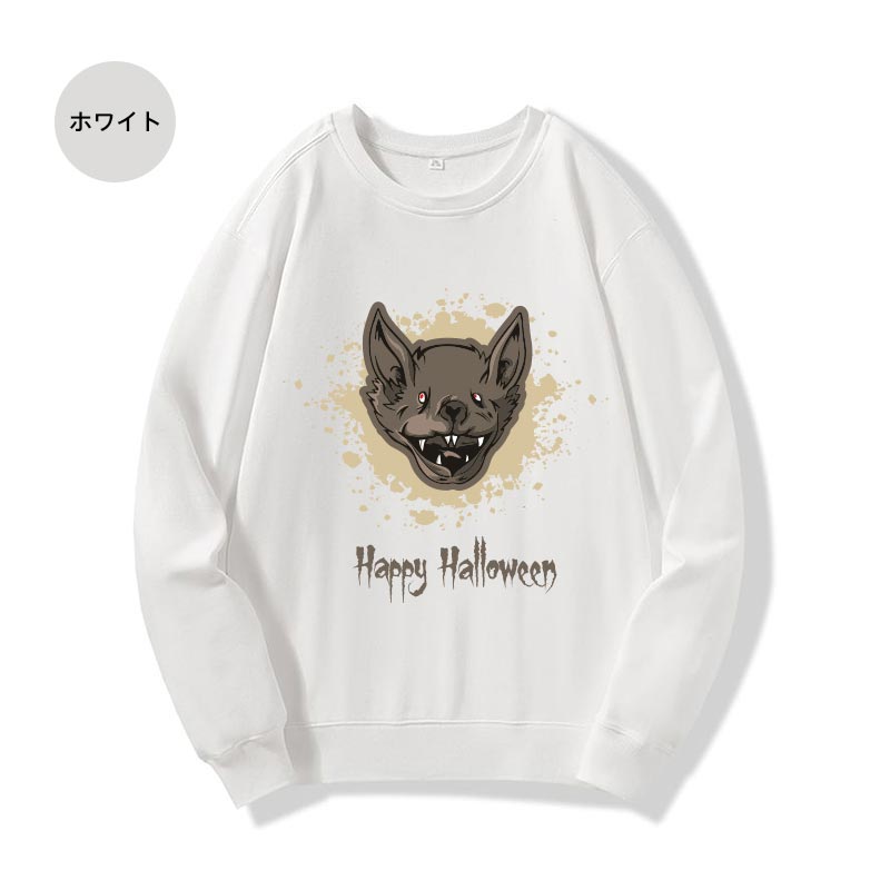 ハロウィン Tシャツ 長袖 男女兼用 かわいいハロウィンデザイン 狼男 コスプレ服 服装 大人 おとな コスチューム パーティー イベントハロウィン Tシャツ 男女兼用 ハロウィンオオカミ 服 オシャレなハロウィンゾンビ 服装 大人 おとな コスチューム パーティー イベント