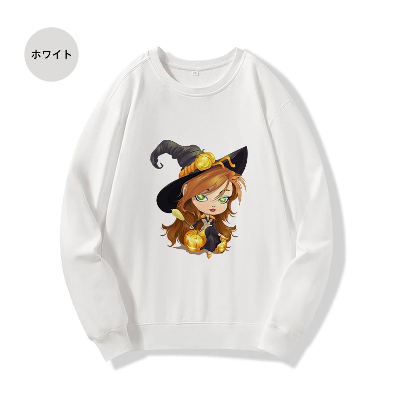 ハロウィン Tシャツ 長袖 男女兼用 オシャレなハロウィンデザイン コスプレ服 服装 大人 おとな コスチューム パーティー イベントハロウィン Tシャツ 男女兼用 魔女 服 オシャレなハロウィン柄 服装 大人 おとな コスチューム パーティー イベント