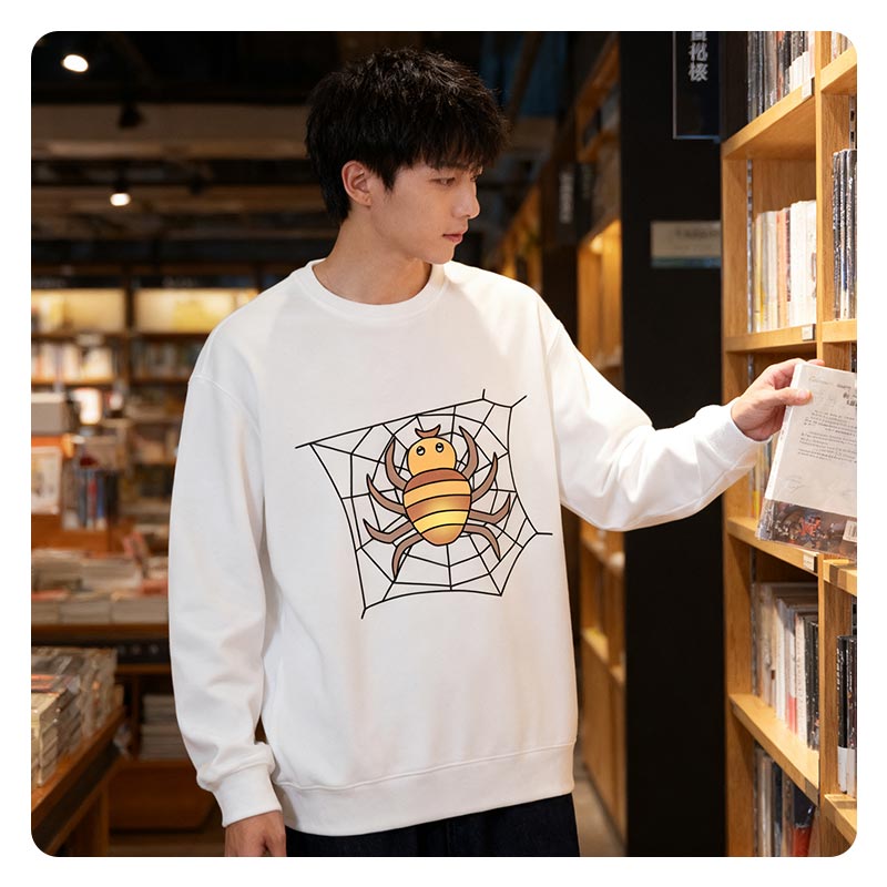 ハロウィン Tシャツ 長袖 男女兼用 オシャレなハロウィンデザイン コスプレ服 服装 大人 おとな コスチューム パーティー イベントハロウィン Tシャツ 男女兼用 蜘蛛 服 オシャレなハロウィン柄 服装 大人 おとな コスチューム パーティー イベント