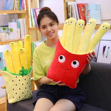 ポテト 枕 抱き枕 クッション プレゼント ギフト 子供 かわいい おしゃれ ゆるかわ クッション 抱き枕 玩具 インテリア キッズ 誕生日 クリスマス 出産祝い お祝い 贈り物 ラッピング 送料無料