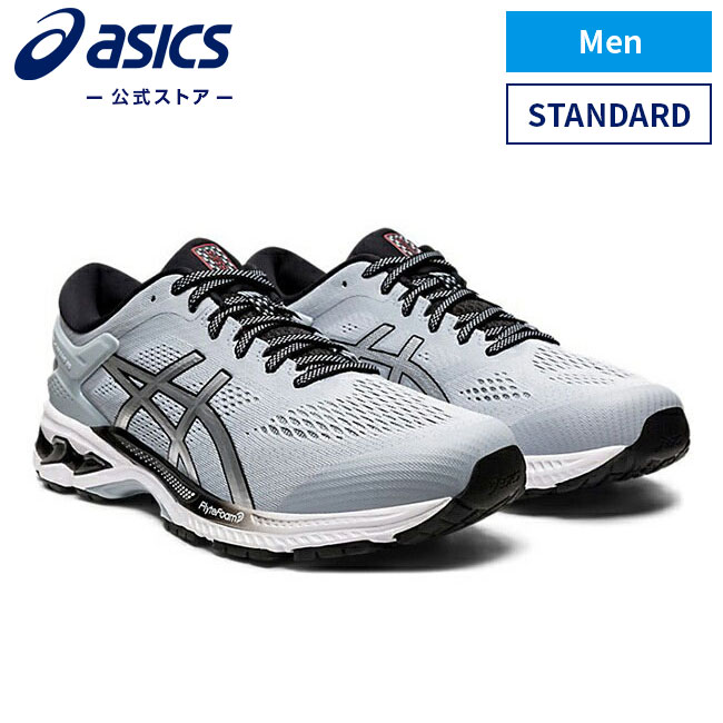 GEL-KAYANO 26 PIEDMONT GREY/PURE SILVER 1011A541 022アシックス ASICS ゲルカヤノ スポーツシューズ ランニングシューズメンズ インソール 運動靴 スニーカー ランニング トレーニング グレー