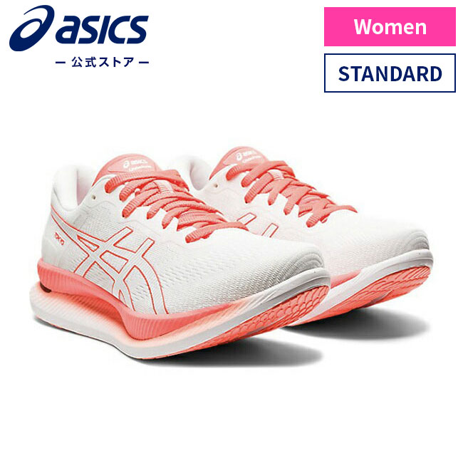GlideRide TOKYO STANDARD　WHITE/SUNRISE RED 1012a943 100アシックス グライドライド ランニング レディースランニングシューズ スポーツシューズ 運動靴 スニーカー