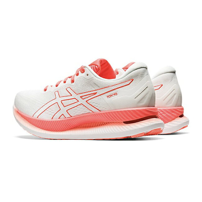 GlideRide TOKYO STANDARD　WHITE/SUNRISE RED 1012a943 100アシックス グライドライド ランニング レディースランニングシューズ スポーツシューズ 運動靴 スニーカー