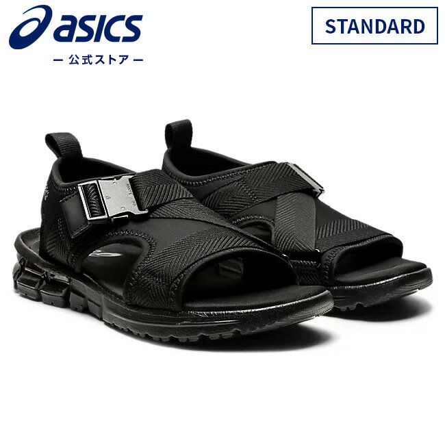 GEL-QUANTUM 90 SD STANDARD　BLACK/BLACK 1023a053 001アシックス ゲルクォンタム メンズ レディースサンダル スポーツサンダルのサムネイル
