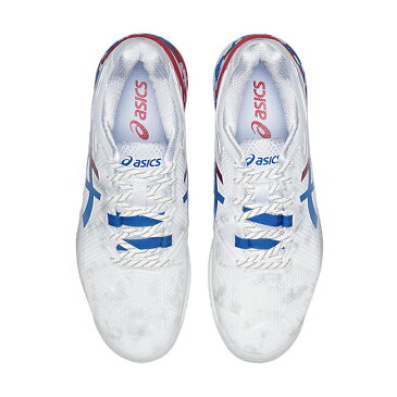 GEL-RESOLUTION 8 L.E. ホワイト/エレクトリックブルー1041A111 100 アシックス ASICS ゲルレゾリューション スポーツシューズ テニスシューズ メンズインソール 運動靴 オールコート用 ホワイト 白