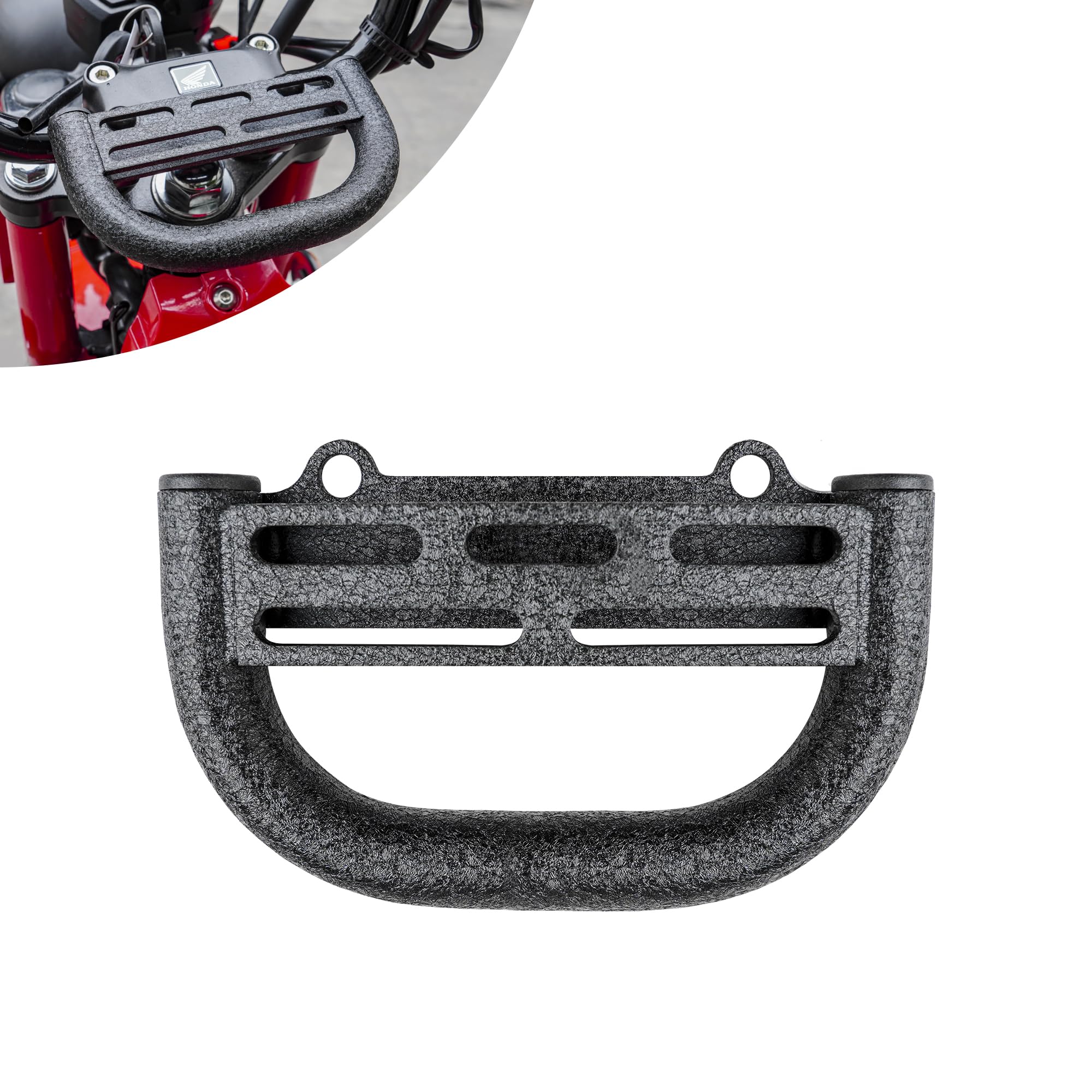 ハンターカブ CT125用 携帯電話 ナビゲーションブラケット ポール マルチパーパスバー サポート取付スタンド延長ブラケット ヒッチ ブラケットフロントキャリア ハンターカブ ct125 パーツ (U字型マルチパーパスバー)