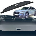 延長型カーゴカバー スバル クロストレック (2024) 全モデル用 ブラック 延長型トランクカバー インテリアアクセサリー 家族へのギフト (キャンバス)
