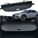 延長型カーゴカバー スバル アウトバック (2020-2024) 全モデル用 ブラック 延長型トランクカバー インテリアアクセサリー 家族へのギフト (キャンバ...